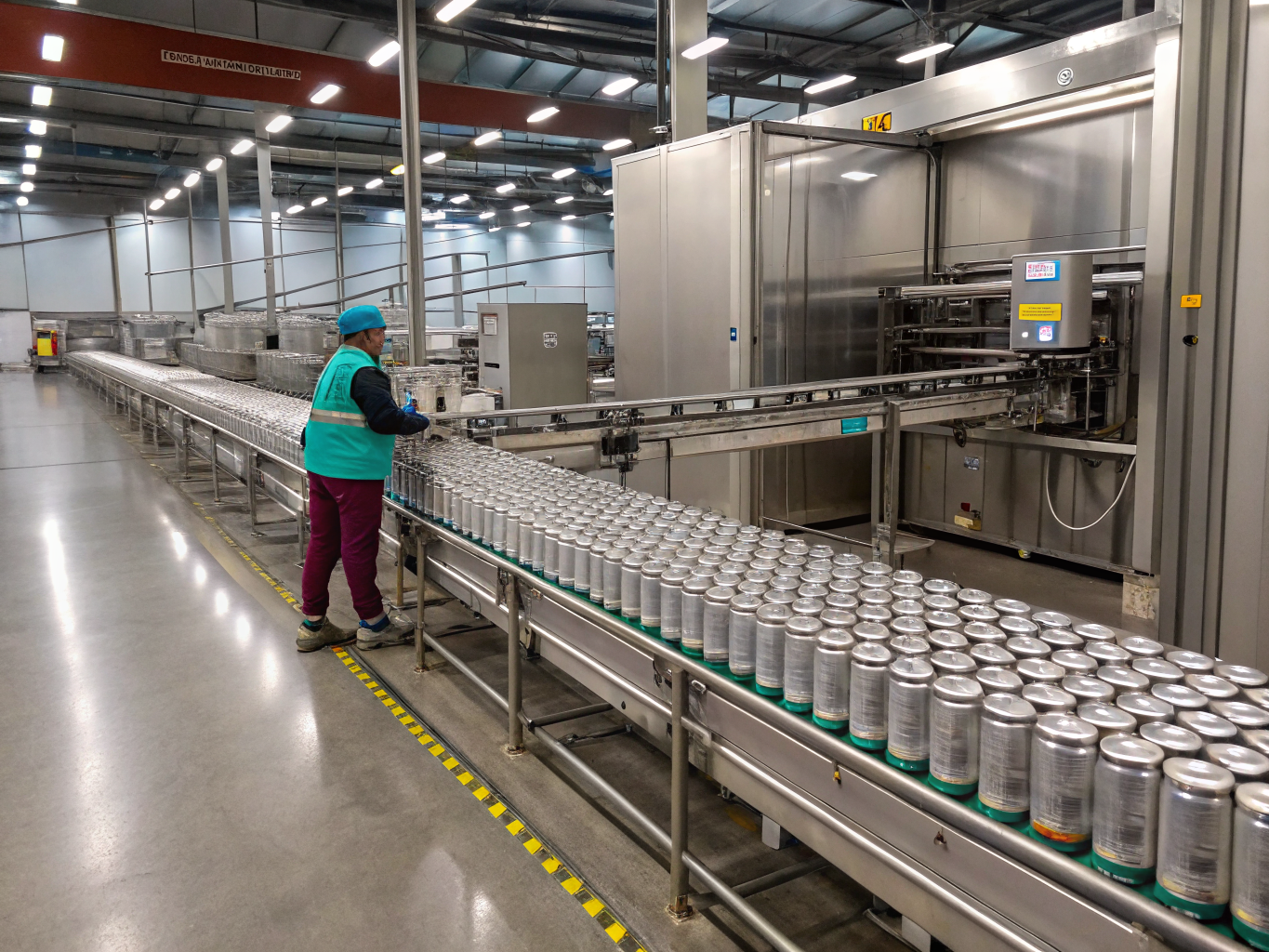 Precision canning line production monitoring